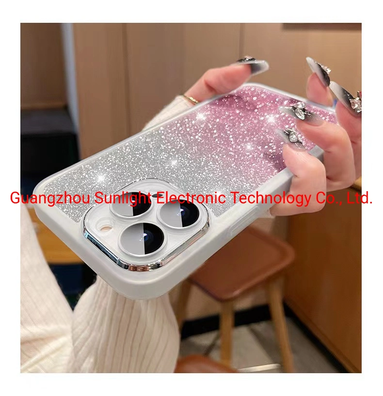 2023 New Mobile Phone Silicone Case with Glass Camera Protector for iPhone11/11 PRO/12/13/14/14 PRO