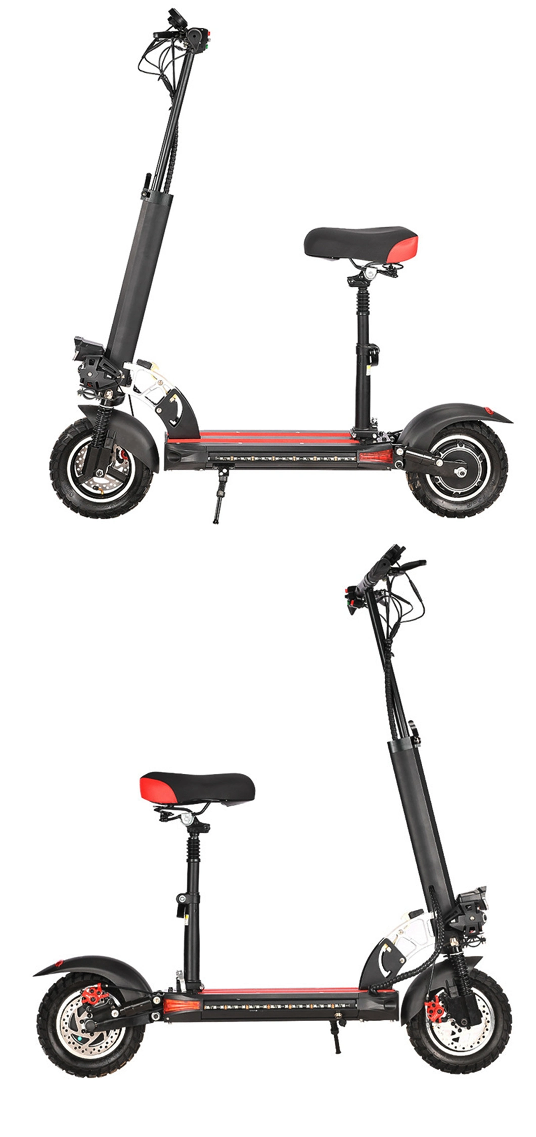 2021 New Foldable Electric Scooter with Seat for Adults Electric Scooter Two Wheels