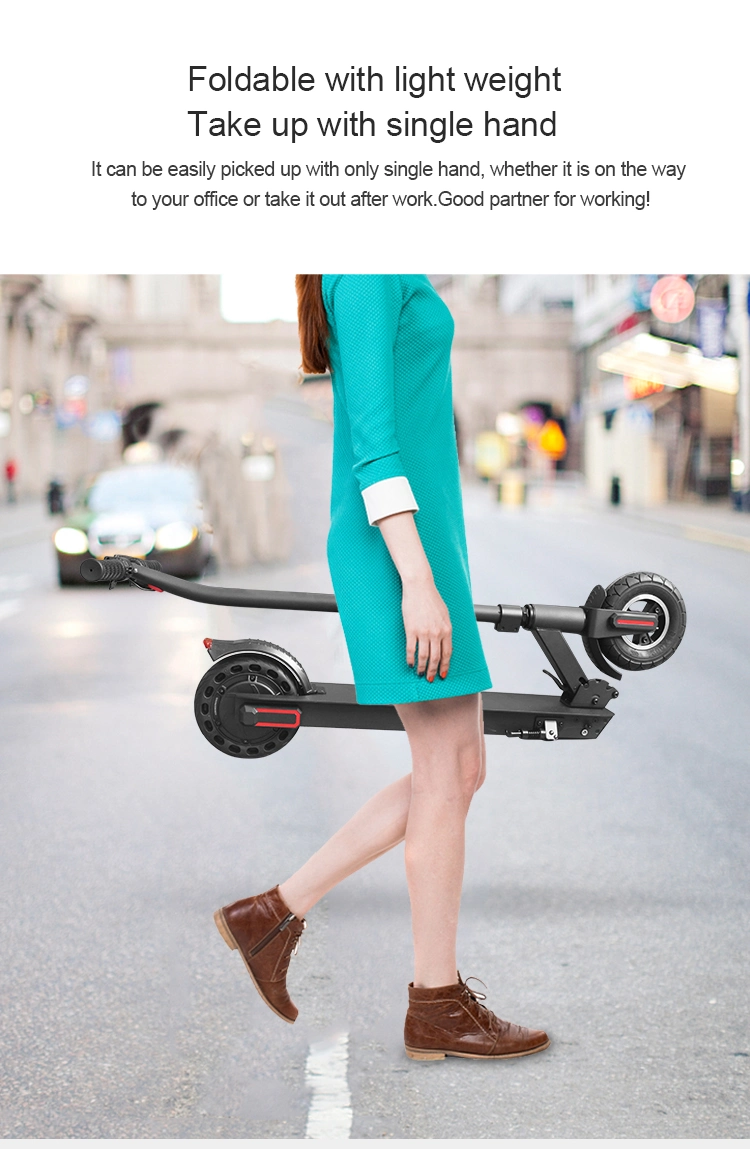 350W Fashion Folding 2-Wheels Fobleable Electric Skateboard Scooter Kick Scooter (MES-002)