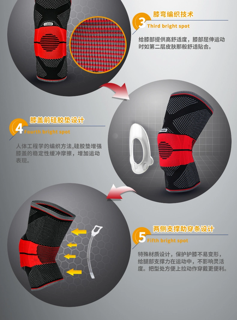 Rigorer Meniscus Knee Pad Injury Running Basketball Protective Gear