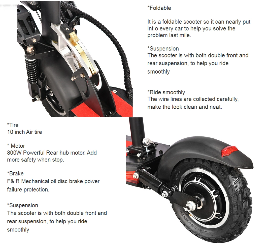 2021 New Foldable Electric Scooter with Seat for Adults Electric Scooter Two Wheels