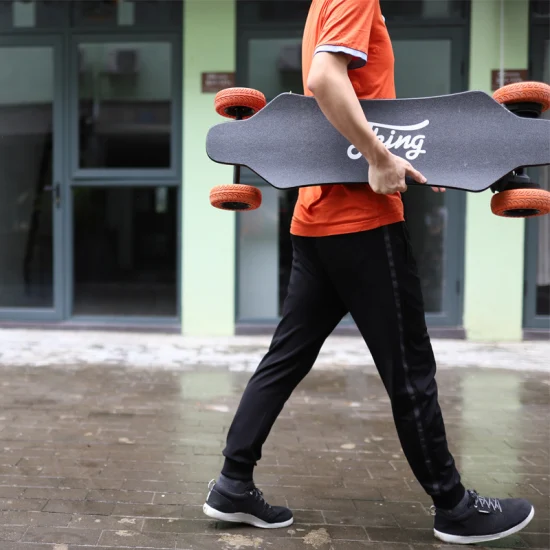 Skate elétrico com ajuste remoto de 3 velocidades do motor, carga de até 265 libras