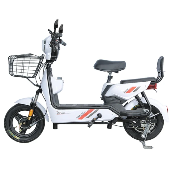 Atacado bicicleta elétrica 350W/500W MID Moter Bicicleta de 2 rodas 48V/60V Bateria de chumbo-ácido E Scooter Facotry Barata para adultos