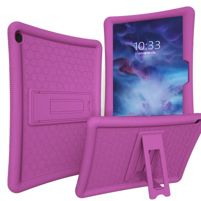 Estojo protetor à prova de choque capa macia de silicone com suporte para Lenovo Tab M10 HD Tb-X505f Tb-X505n