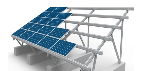 Suporte de montagem de painel fotovoltaico, estrutura de montagem de painel solar, suportes de montagem de poste